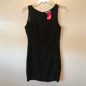 A’gaci black bodycon dress (L)